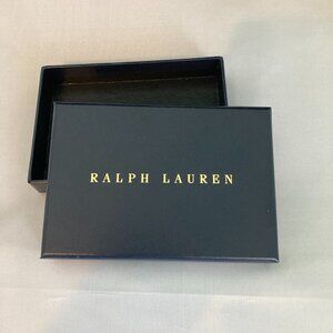 Ralph Lauren Navy Blue Gift Card Box with Lid – Luxury Packaging 5x3
